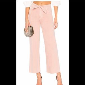 Pink Paige wide leg  jeans
